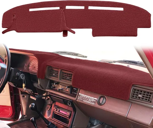 Vista 7 de Funda para salpicadero de ajuste personalizado para camioneta pickup Toyota 4Runner 1984-1988, almohadilla protectora de salpicadero F95 (Beige)