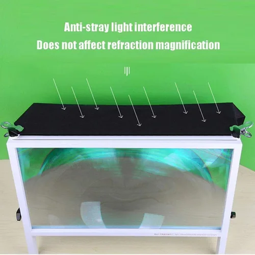 Vista 6 de YXCKG Amplificador de lupa de pantalla 2021, versión más reciente, lupa de pantalla 3D de 21 pulgadas para laptop, lupa para leer, lupa 3X/hoja