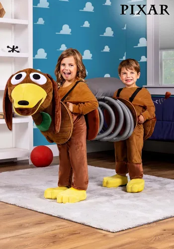 Vista 2 de Pixar Toy Story - Disfraz de perro Slinky para niños y niñas