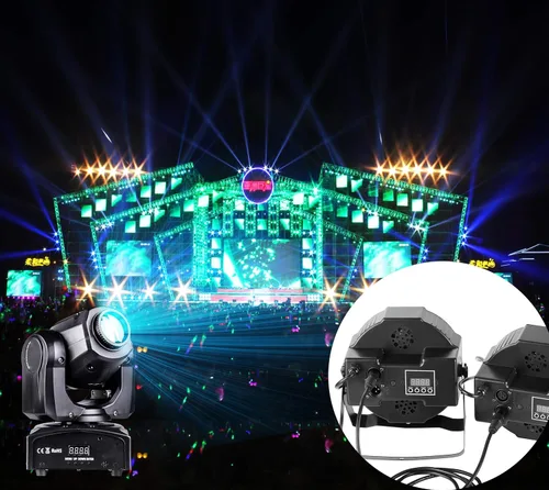 Vista 6 de SinLoon DMX - Cable de luz de escenario, cable XLR DJ, 3 pines hembra XLR a 5 pines macho XLR DMX conexión de giro para luz de cabeza móvil