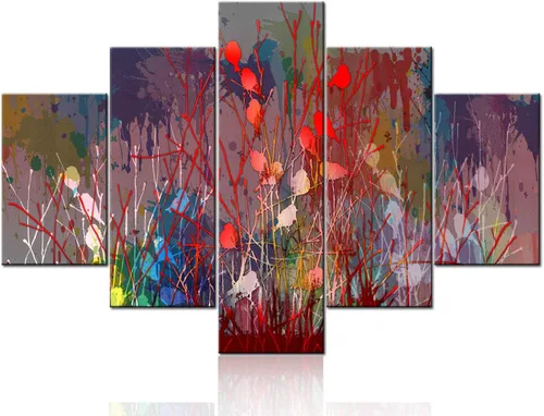 Vista 18 de Tumovo Music - 5 piezas pintura sobre lienzo