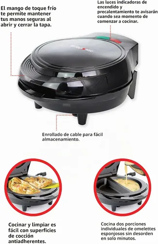 Vista 2 de EUROSTAR Máquina de tortillas, negro