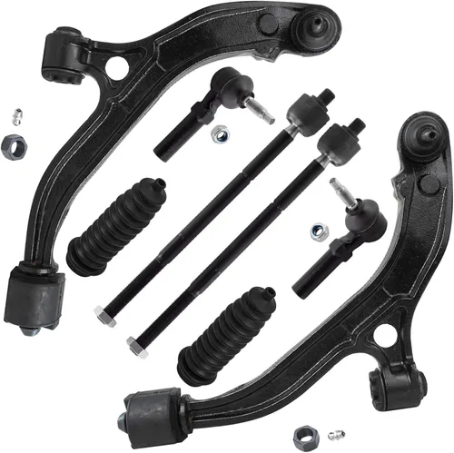 Vista 97 de Detroit Axle - Kit de brazos de control delanteros 2WD de 8 piezas para Ford F-150 Lincoln Mark LT 05-08, 4 brazos de control superior e inferior