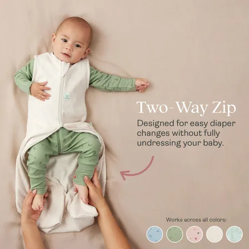 Vista 5 de ergoPouch Jersey Saco de Dormir – Saco de Dormir para Bebé con Brazos Libres – Suave, Transpirable y Cómodo para Padres, Berries
