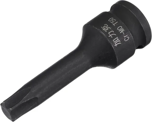 Vista 10 de uxcell T20 Impact Torx Bit Socket, 3/8" Square Drive 2.362 in Longitud CR-MO Tamaños métricos