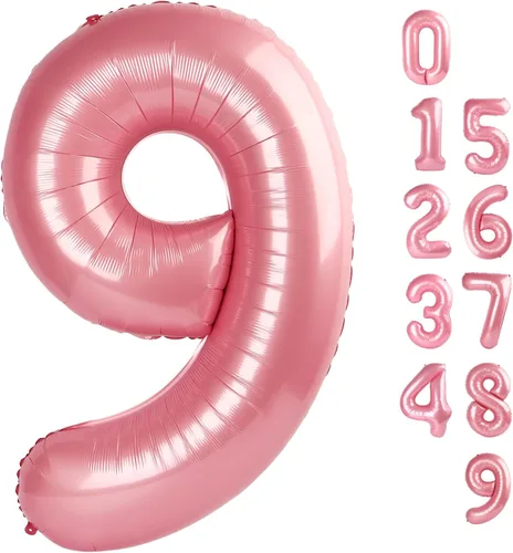 Vista 394 de Globos de números 0 de 40 pulgadas, globos negros de números para números 10, 20, 30, 40, 50, 60, 70, 80, 90, 100, globos de números 10, 20, 30, 40