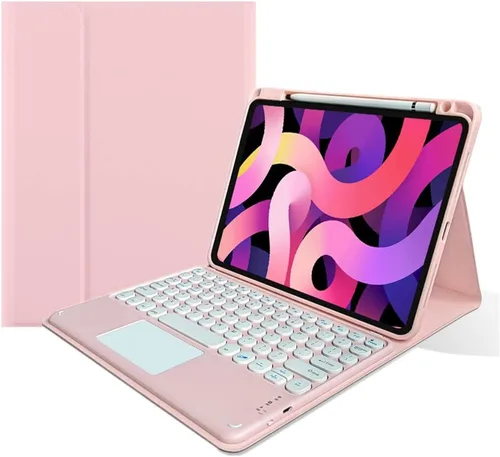 Vista 11 de Funda con Teclado para iPad 9ª 8ª 7ª Generación iPad 10.2 pulgadas Touchpad Teclado Desmontable para iPad Air 3ª Generación 10.5"/iPad Pro 10.5