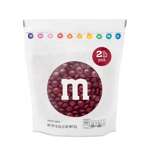 Vista 16 de M&M's - Bolsa de dulces de un solo color, de chocolate con leche, a granel.