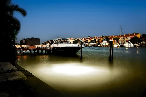 Vista 6 de Sistema de iluminación LED subacuática de megavatios, luz de muelle subacuático, luz de pescado
