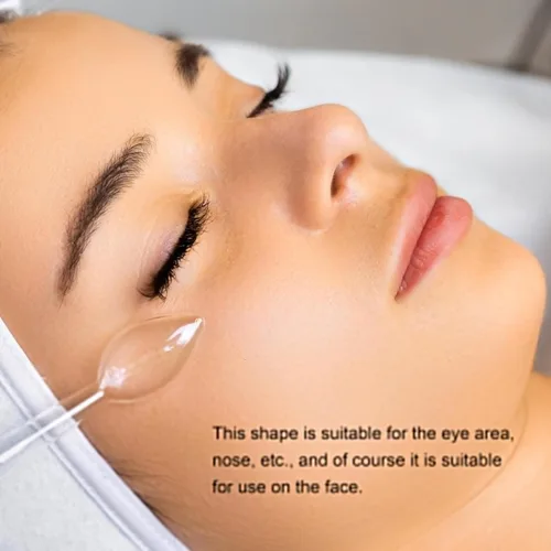 Vista 4 de Electrodo Wand - Electrodos de tubo de vidrio para máquina facial, equipo de spa, Elitzia ETJX006 (cuchara)