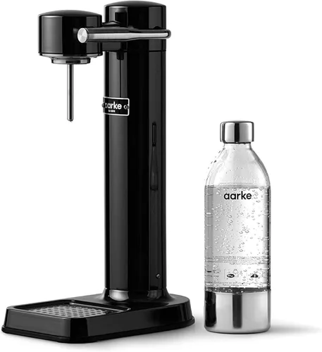 Vista 19 de Aarke Carbonator lll con cilindro de CO2, máquina de agua con gas y carbonatación, acero inoxidable con botella reutilizable PET sin BPA, volumen