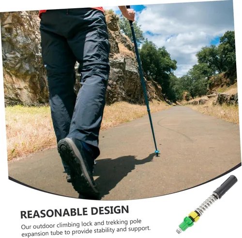 Vista 9 de HEMOTON Accessories Expansion Tubes Hiking Pole Internal Lock Trekking Pole Fittings Accessories for Trekking