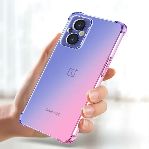 Vista 5 de Funda para OnePlus Nord N20 5G, linda funda protectora para OnePlus Nord N20 5G (azul/rosa)