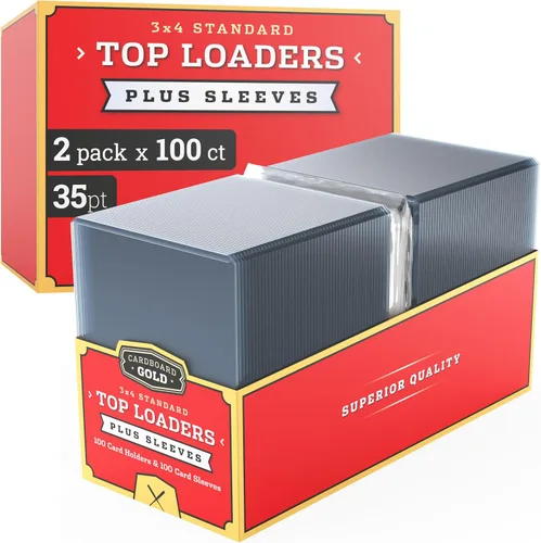 Vista 7 de Cardboard Gold Cargadores superiores de 35 puntos para tarjetas