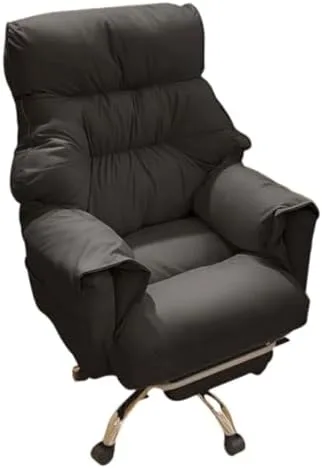 Vista 11 de Big & Tall Ergonomic Office Chair with Footrest, Lumbar Support, 135° Recline, Height Adjustable, Wheels - Ideal for Home, Study, Gaming, Living