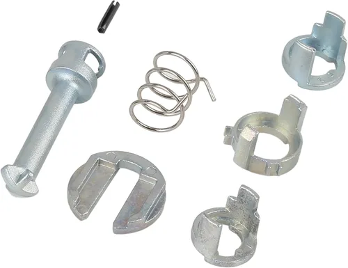 Motoforti Kit de reparación de cerradura de puerta, cilindro de cerradura de puerta, kit de reparación, para BMW M3 2001-2006, metal, tono plateado