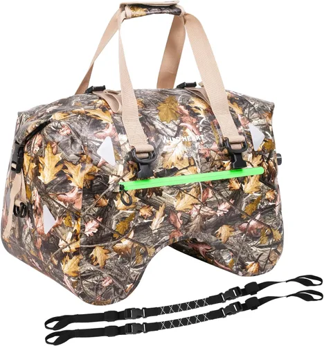 Bolsa de cola para motocicleta WILD HEART, 70L/50L, impermeable, con correas de cuerda y bolsillo interior, PVC 500D, para viajes, motocicleta, etc