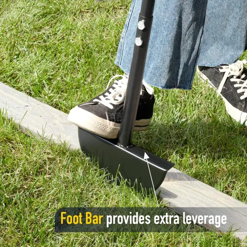 Vista 4 de Colwelt Herramienta de césped Half Moon Edger, bordeadoras de césped con mango suave, bordeadora manual para césped, bordes, aceras, entradas