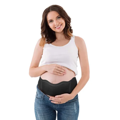 Vista 2 de Cinturón de maternidad, cinturón de apoyo para el embarazo, protección de soporte de espalda, banda transpirable para el vientre que proporciona