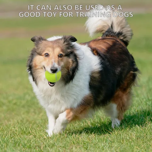 Vista 9 de SHYUJAJIE Tennis Balls, 20 Pack Training Tennis Balls,High Elasticity Practice Tennis for Beginner, Exercise Playing Balls for Pet Dog