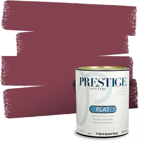 Vista 5 de Prestige Paints - Pintura exterior e imprimación en uno, 1 galón, plano, E500-P-A011GP