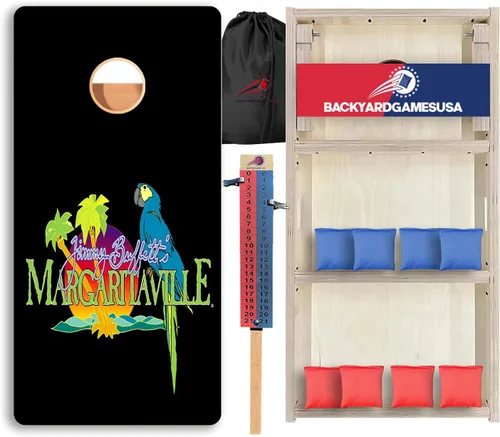Vista 75 de BackYardGamesUSA Juego de tablas de Cornhole Pro Fabricado en Estados Unidos Abedul báltico 3/4 Sin rebote Patas triples gruesas Dos 2