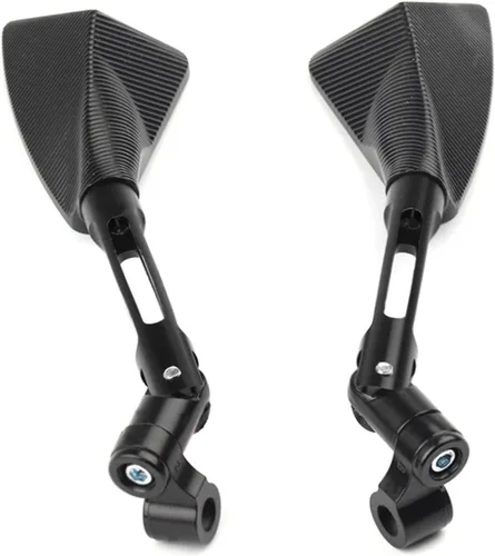 Vista 7 de Espejos laterales para Yamaha y ha MT-07 Mt07 2014-2020, accesorios universales de motocicleta, lente azul, espejo lateral retrovisor (MT-07)