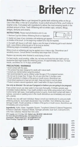 Vista 2 de Bolígrafo blanqueador de dientes naturales, 0.05 onzas líquidas