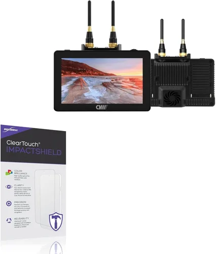 BoxWave Screen Protector Compatible With CVW Crystal Video Swift Z - ClearTouch ImpactShield (2-Pack), Impenetrable Screen Protector Flexible Film