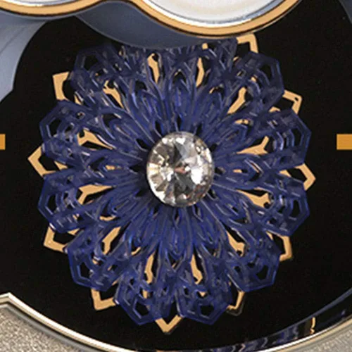 Vista 6 de Wall Clock Retro Clock Creative Modern Minimalist Living Room Wall Clock Mute Wall Round Decorative Wall Clocks (41.5 * 41.5CM)