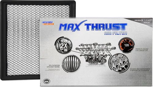 Vista 37 de Filtro de aire de motor MPG Defense Max Thrust de Spearhead para vehículos de todo kilometraje, se adapta como el OEM, restaura MPG y aceleración