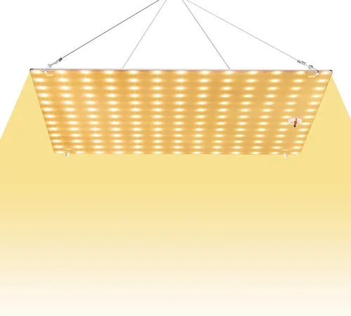 Vista 5 de 100W LED Full Spectrum Hydroponic Plant Light 100-277V Dimmable Hanging Panel Lamp 110V Hydroponic Lighting UV IR Greenhouse Tent Grow Box Indoor