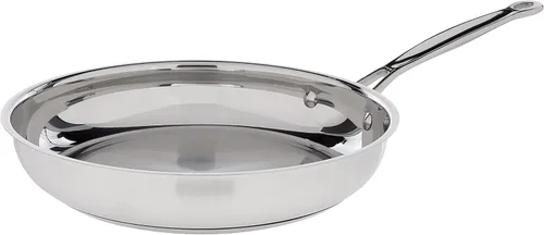 Vista 8 de Cuisinart 722-20 Colección de utensilios de cocina clásicos de acero inoxidable de 8 pulgadas, sartén abierta de 8 pulgadas