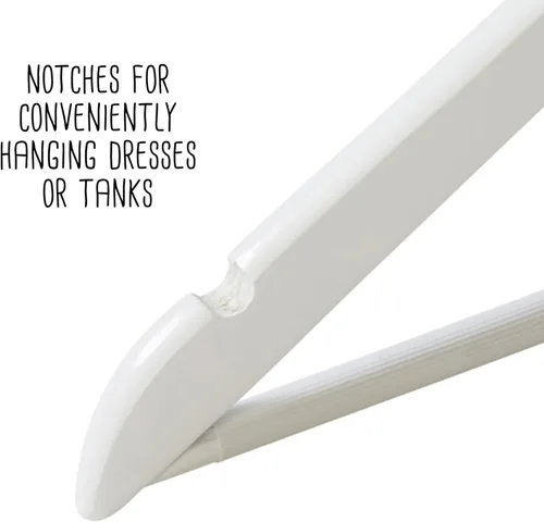 Vista 5 de Honey-Can-Do Paquete de 24 ganchos giratorios antideslizantes para madera, color blanco HNG-09407 blanco