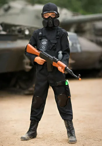 Vista 2 de Disfraz de Fuerzas Especiales para Niños