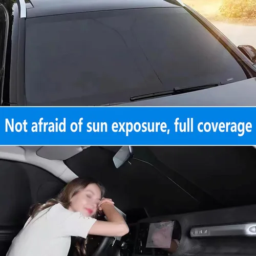 Vista 2 de Fit for Volvo XC40 2018 2019 2020 2021,Sun Shade Car Windshield,Windshield Sunshade,Foldable Windshield Cover Sun Shade,Car Accessories