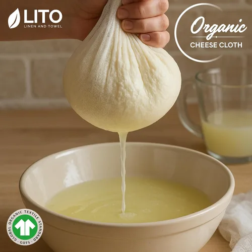 Vista 3 de Bolsas de especias de algodón orgánico con cordón – 30 bolsas de té de muselina reutilizables para cocinar, sopa, hierbas y té de hojas sueltas