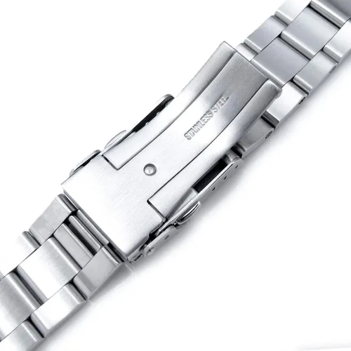 Vista 6 de MiLTAT - Correa de reloj para Seiko SKX007 SKX009 7002, Super-O de 0.866 in cónico a cierre de 0.787 in