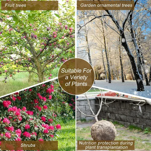 Vista 4 de Waydress Rollos de arpillera natural para jardinería, tronco de árbol, protector de árbol, vendaje de plantas para mantener el calor e hidratación
