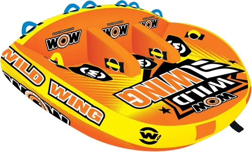 WOW Sports Remolque Wild Wing delantero y trasero puntos de remolque, tubo remolcable para navegar para 1-3 personas