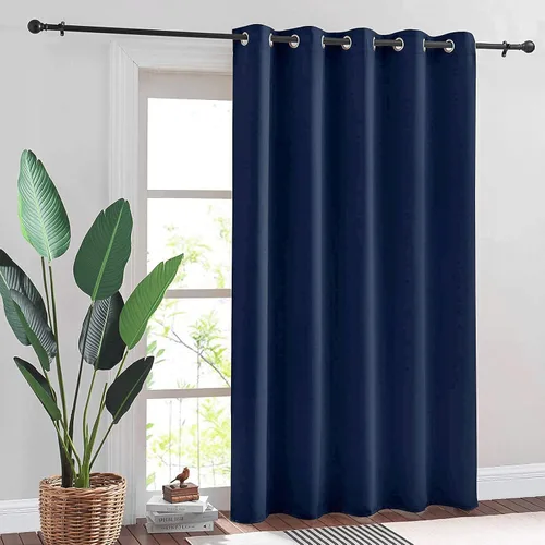 Vista 19 de RYB HOME Cortinas portátiles para puerta con privacidad, cortinas opacas y aislantes térmicas para dormitorio, armario, sala de estar, comedor Beige