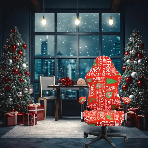 Vista 4 de Fundas para sillas de videojuegos, elásticas, extraíbles y lavables, fundas protectoras para sillas reclinables para computadora con funda