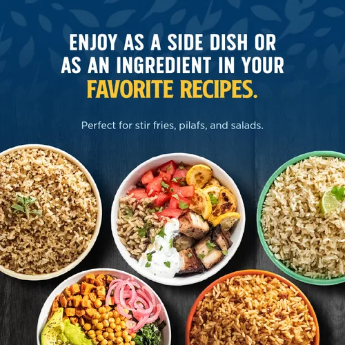 Vista 6 de Lundberg Basmati orgánico, arroz integral de grano largo – No pegajoso, esponjoso y aromático, 32 onzas