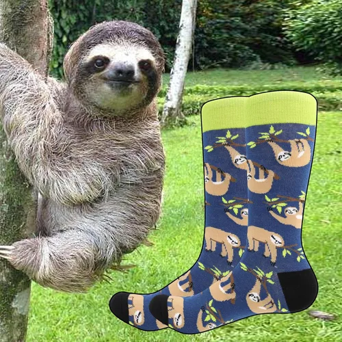 Vista 7 de BISOUSOX Calcetines novedosos para hombre, de vestir y casuales, coloridos y divertidos