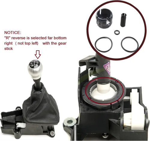 Vista 9 de BSP1120 - Juntas tóricas de barra de cambio de marchas compatibles con Vauxhall Opel Astra G H Combo C Meriva A Vectra B C Zafira A