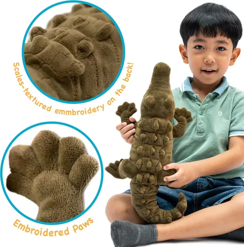 Vista 2 de TigerHart Carioca El Cocodrilo - Peluche de 18 pulgadas