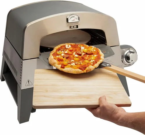 Vista 6 de Cuisinart CPP-130 - Paleta antiadherente con mango de madera, 21.9 x 7.2 x 0.75 pulgadas, cáscara de pizza de aluminio, 7 pulgadas de ancho