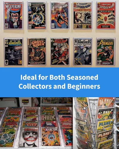 Vista 6 de Protectores rígidos superiores para cómics modernos, fundas protectoras rígidas para almacenamiento y exhibición de cómics, paquete de 10