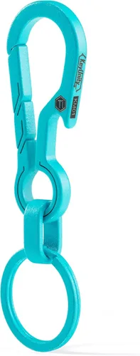 Vista 21 de KeyUnity KM01 Titanio EDC Llavero Clip con abrebotellas, Mosquetón de liberación rápida Llavero Soporte para Hombres