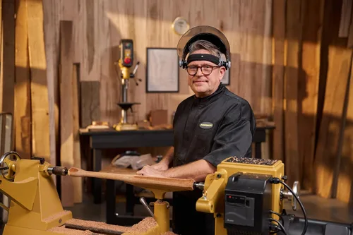 Vista 13 de Torno para carpintería Powermatic de 20" x 35", 2 HP, 220V 1Fas (Modelo 3520C)